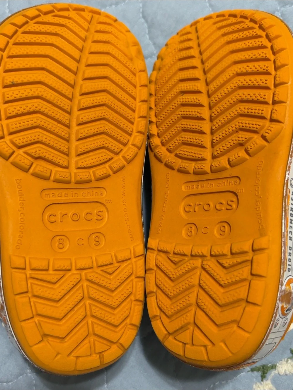 CROCS orange pair